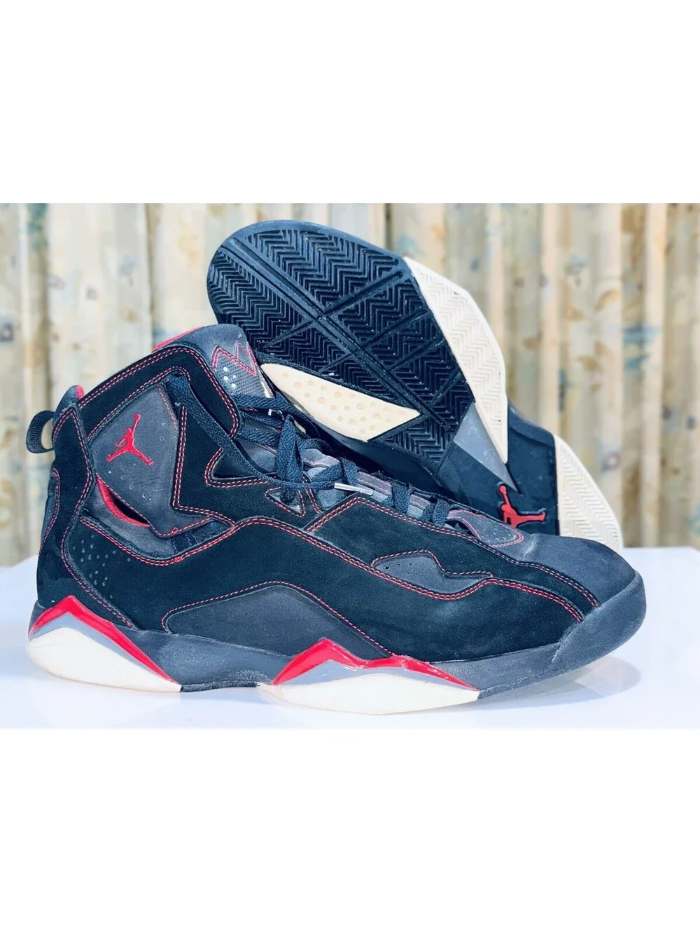 Size 15 - Air Jordan True Flight Black Vintage Rare Nike