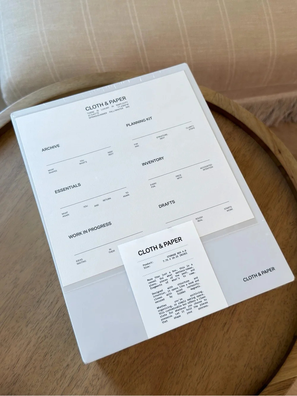 Cloth & Paper new packaging
