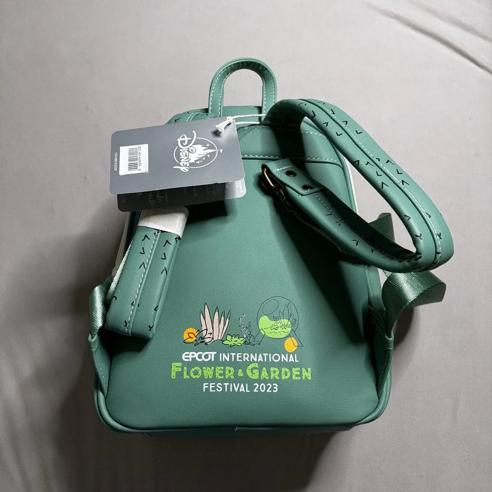 Disney Loungefly Figment EPCOT Flower & Garden Festival 2023 Mini Backpack NEW