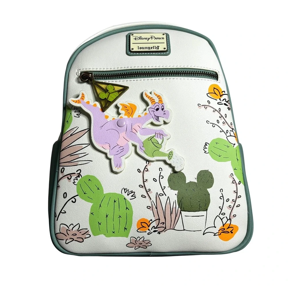 Disney Loungefly Figment EPCOT Flower & Garden Festival 2023 Mini Backpack NEW