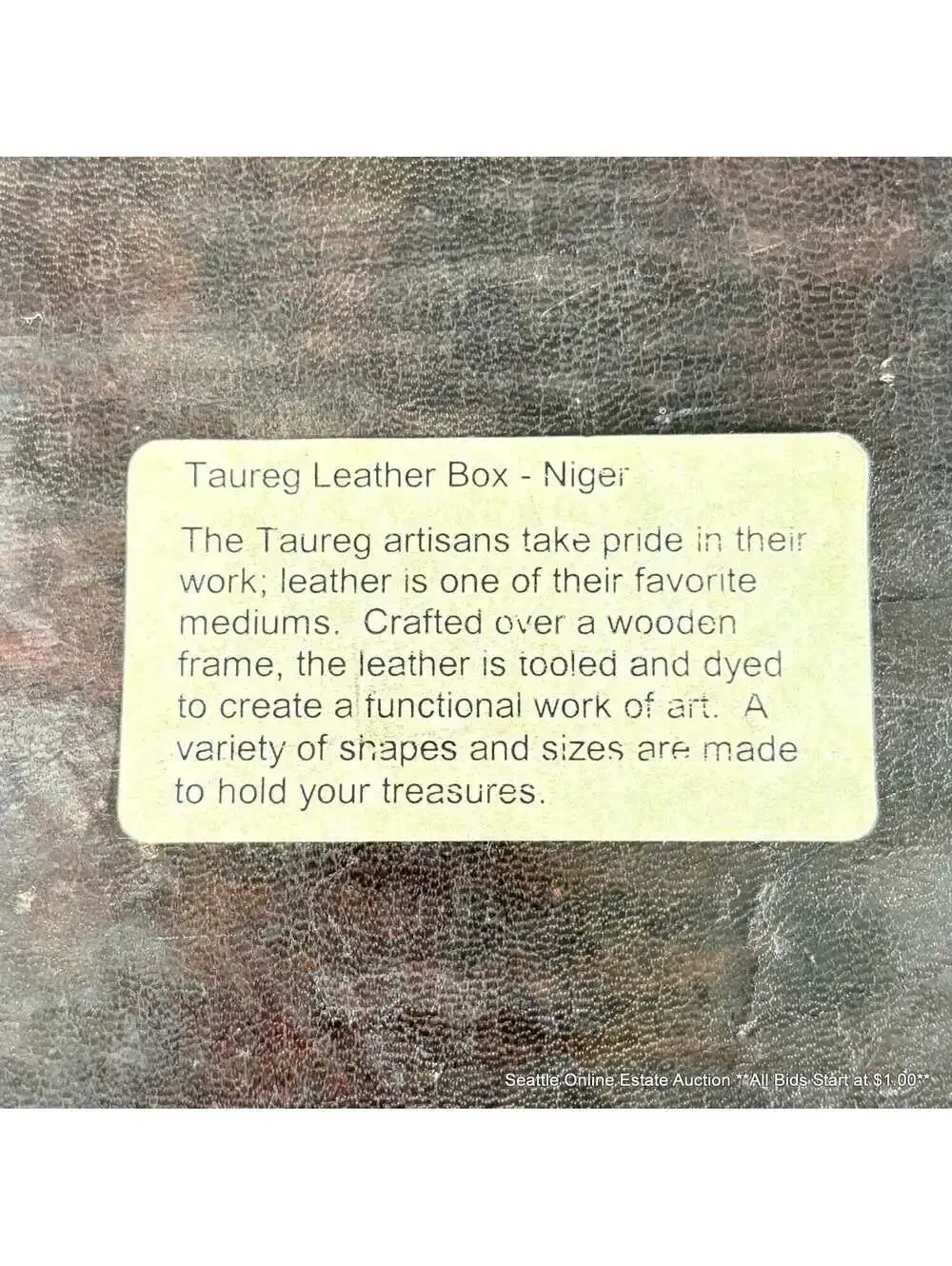 N/A tuareg artisans