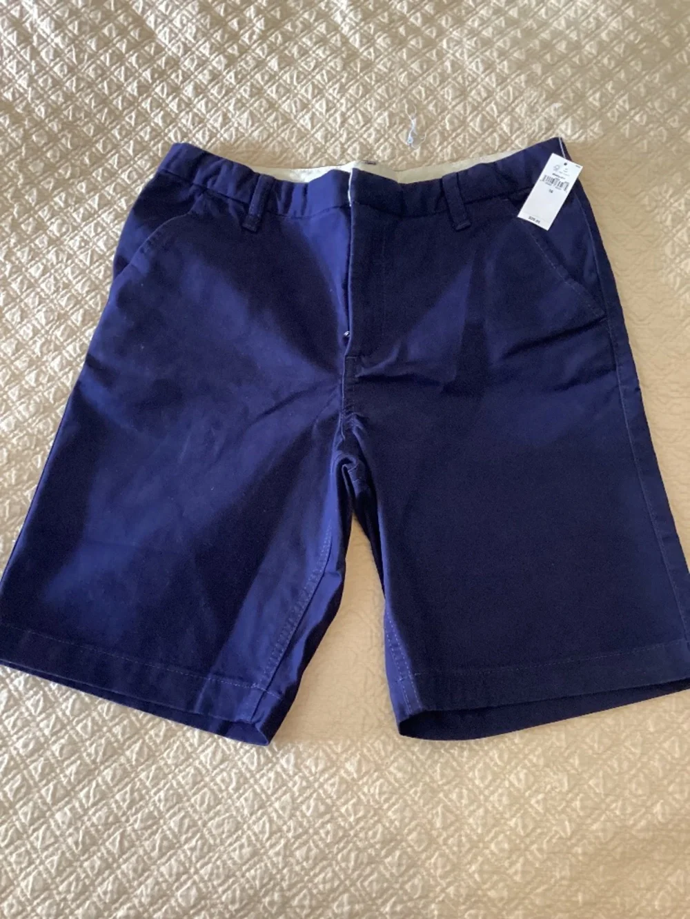 Gap boys nwt size 18 blue cotton chino style shorts