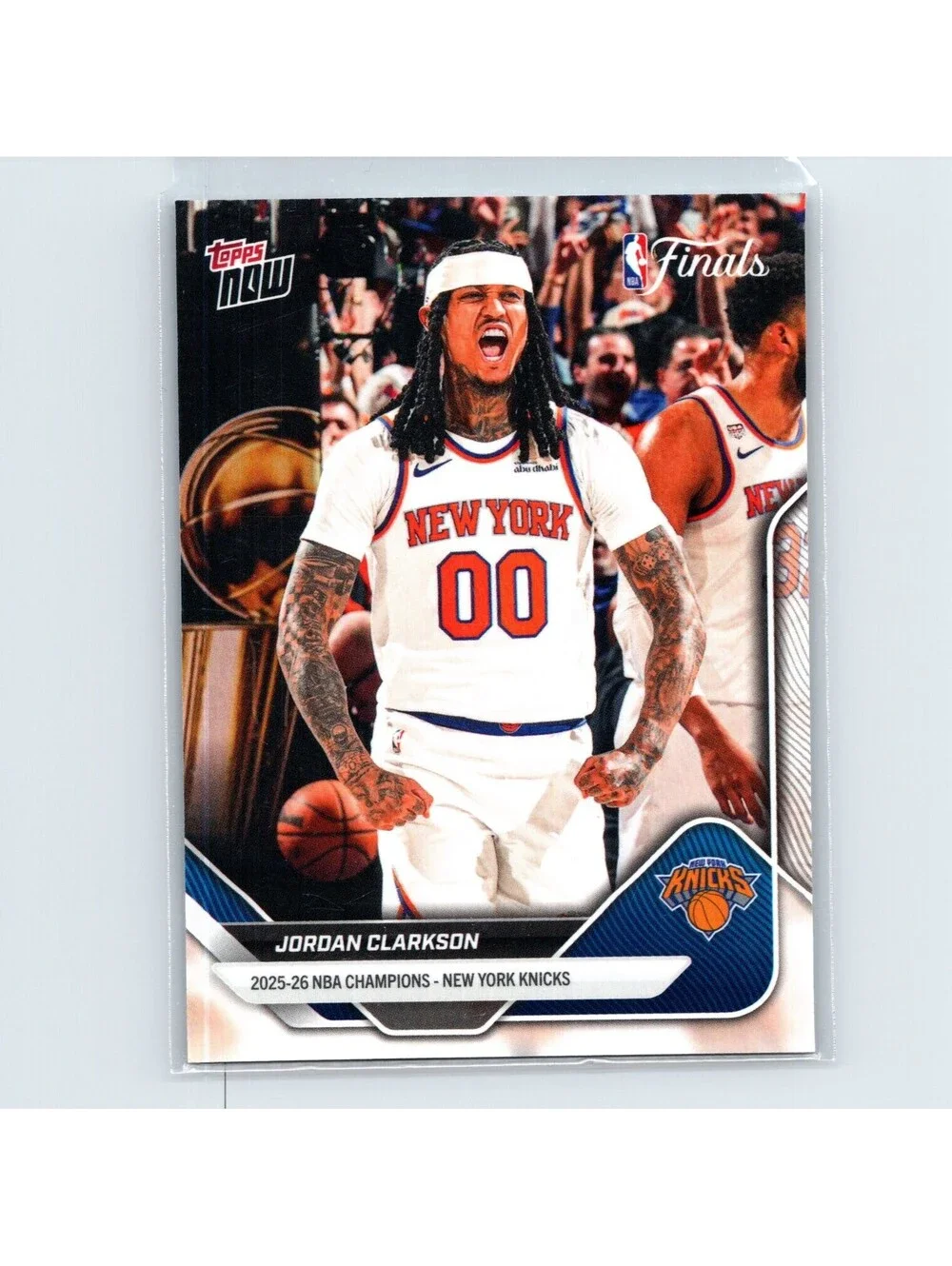2026 Topps Now NBA Jordan Clarkson #C10 New York Knicks Champions