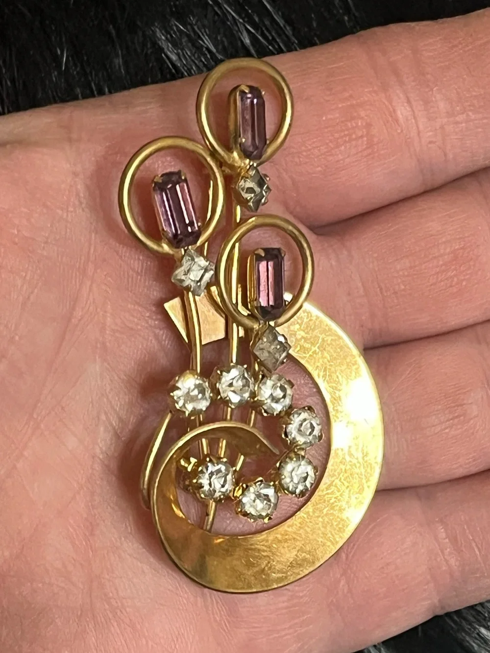 Vintage gold tone