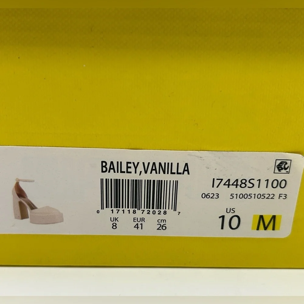 Circus by Sam Edelman Women’s Bailey Platform Heels Vanilla Size 10M New In Box
