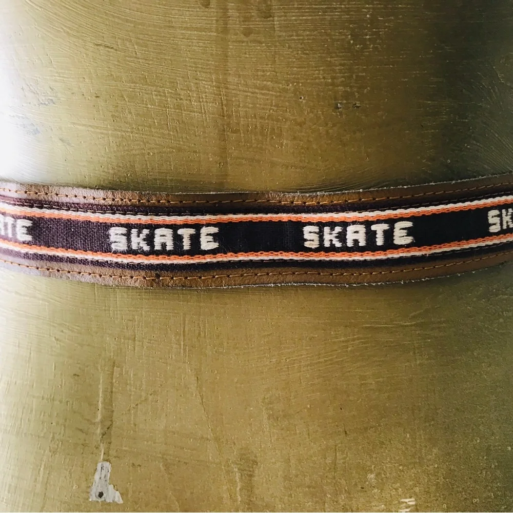 VINTAGE 80’s Super Cool “SKATE” Belt XS