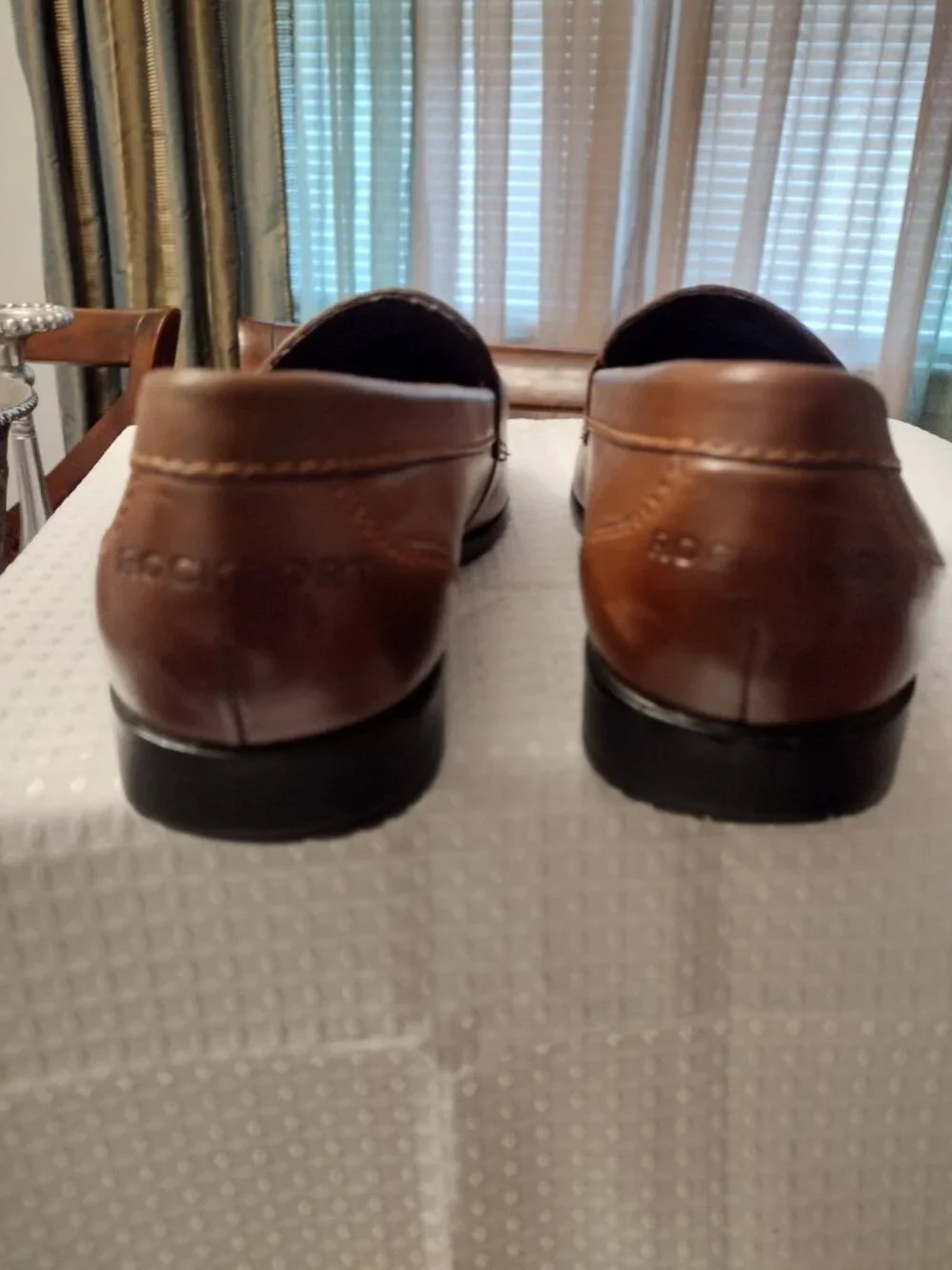 Rockport upper leather