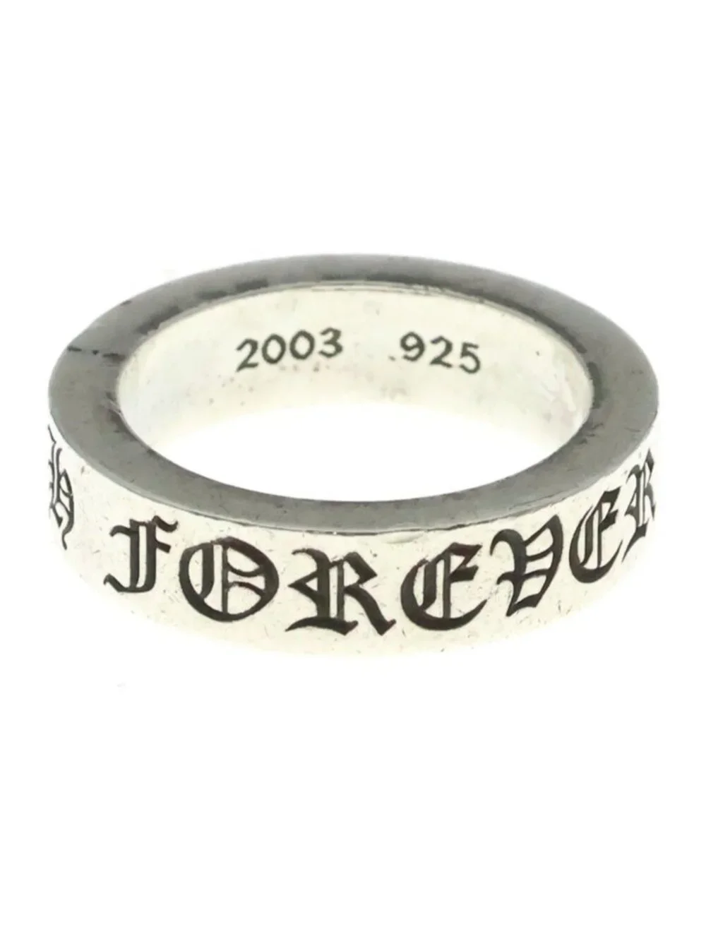 Chrome Hearts Spacer Forever Ring Silver