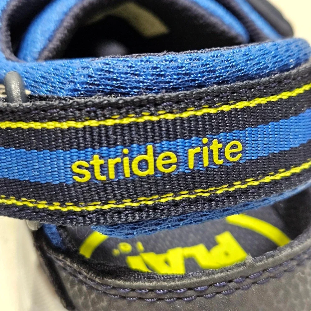 Stride Rite Made 2 Play Boys 13 Blue Water Sandals‎ Hybrid Sneakers Washable