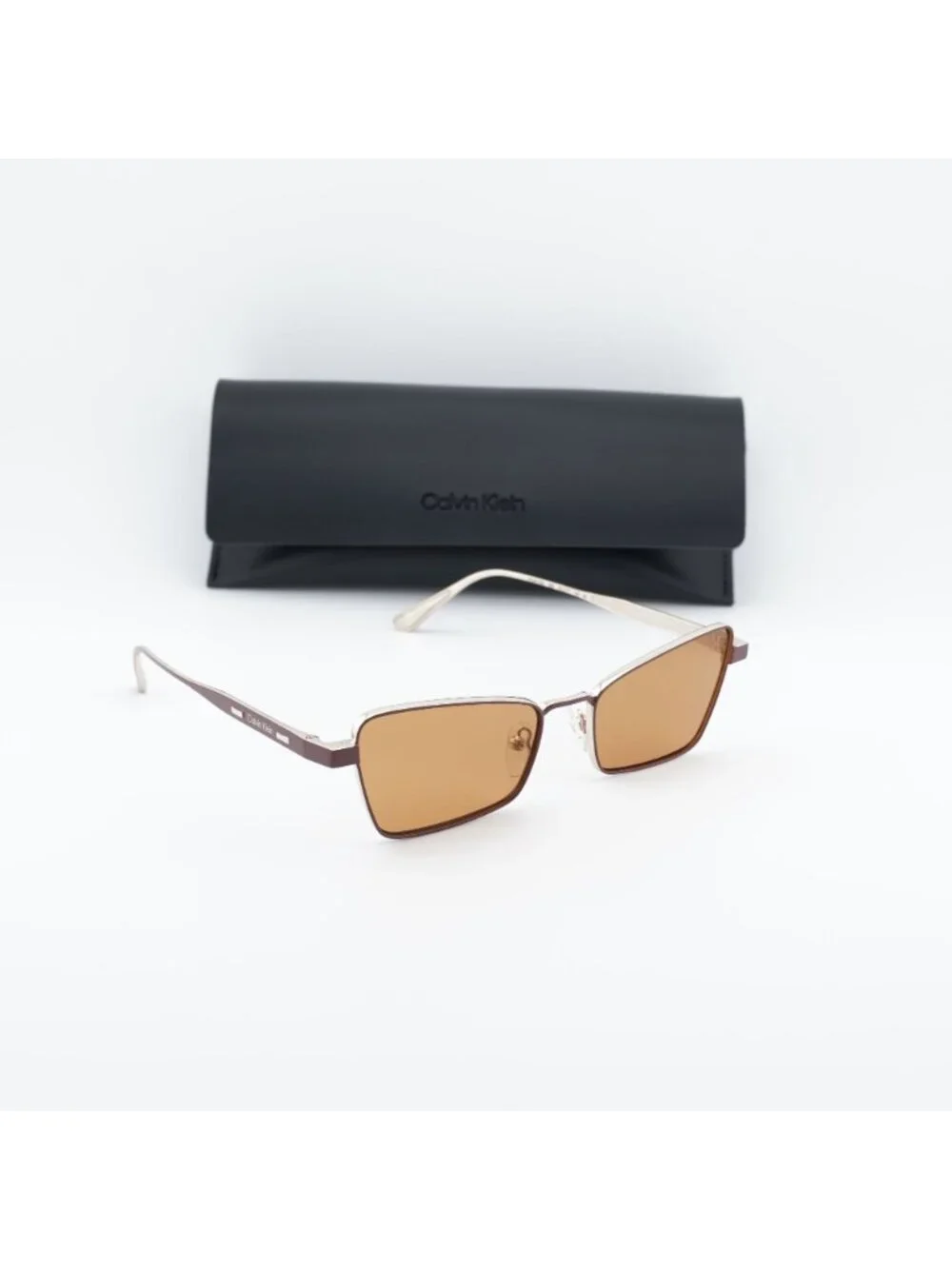 Calvin Klein CK24110S 200 Women Butterfly Sunglasses - Brown / Ocra