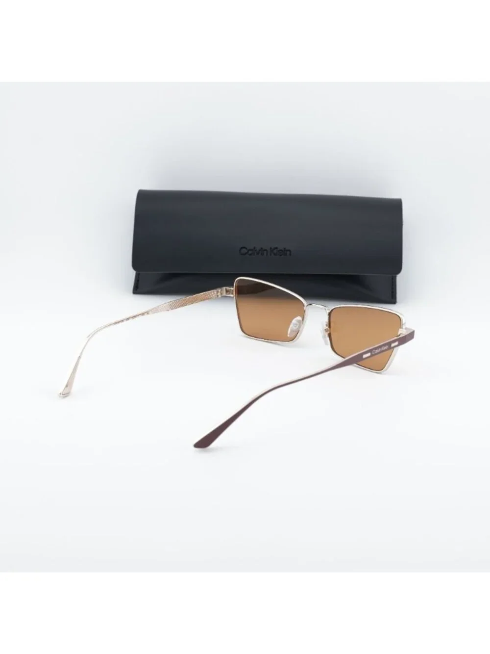 Calvin Klein CK24110S 200 Women Butterfly Sunglasses - Brown / Ocra