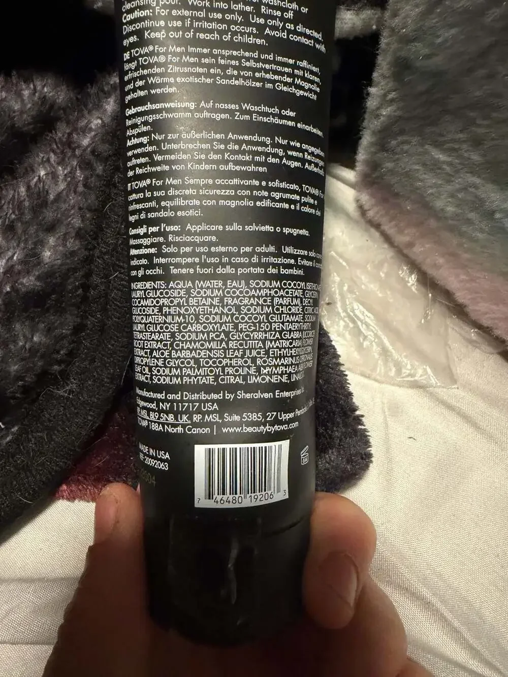 # 244 Tova For Men  Body Wash 4.2 FL. OZ. Beverly Hills