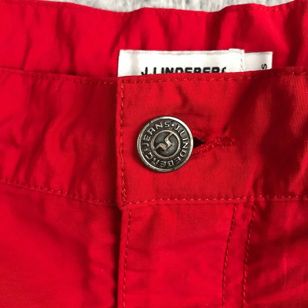 J Lindeberg Swim Trunks Mens S Red 7