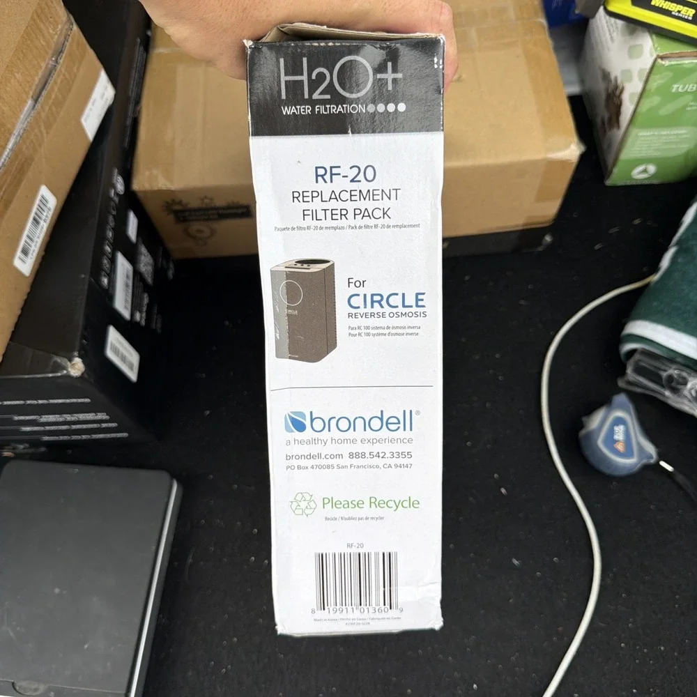 Brondell RF-20 Replacement Filter Pack For RC100  System 3 Filters New Open Box