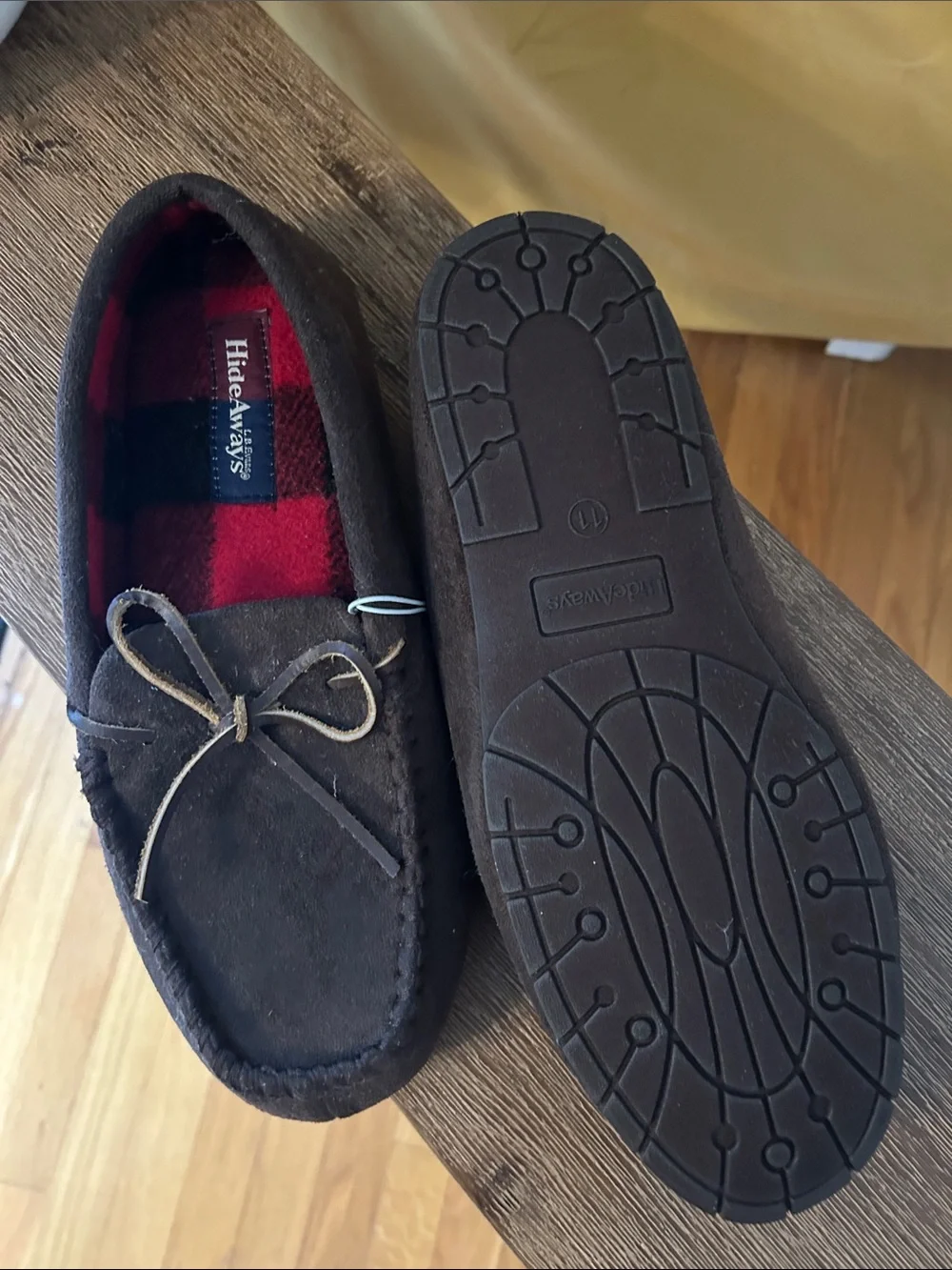 Hide away brown suede