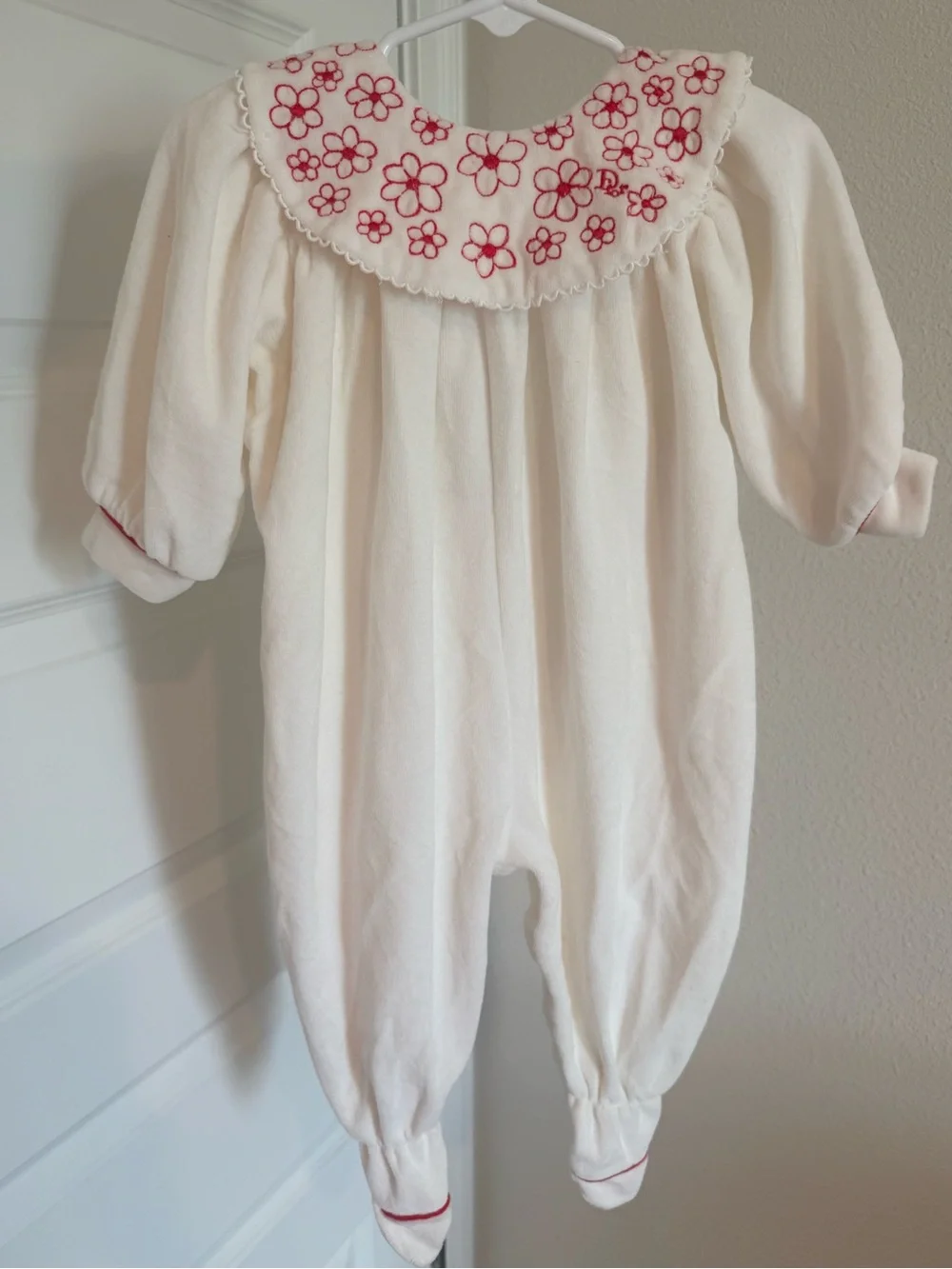 Baby Dior wide embroidered