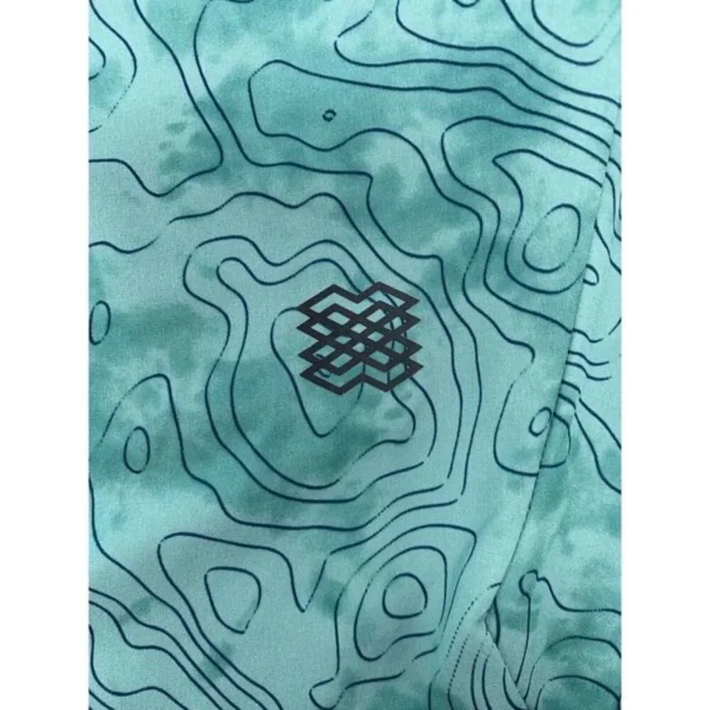 FLX‎ Aqua Teal Dynamic Stretch Men's Board Shorts Size XL