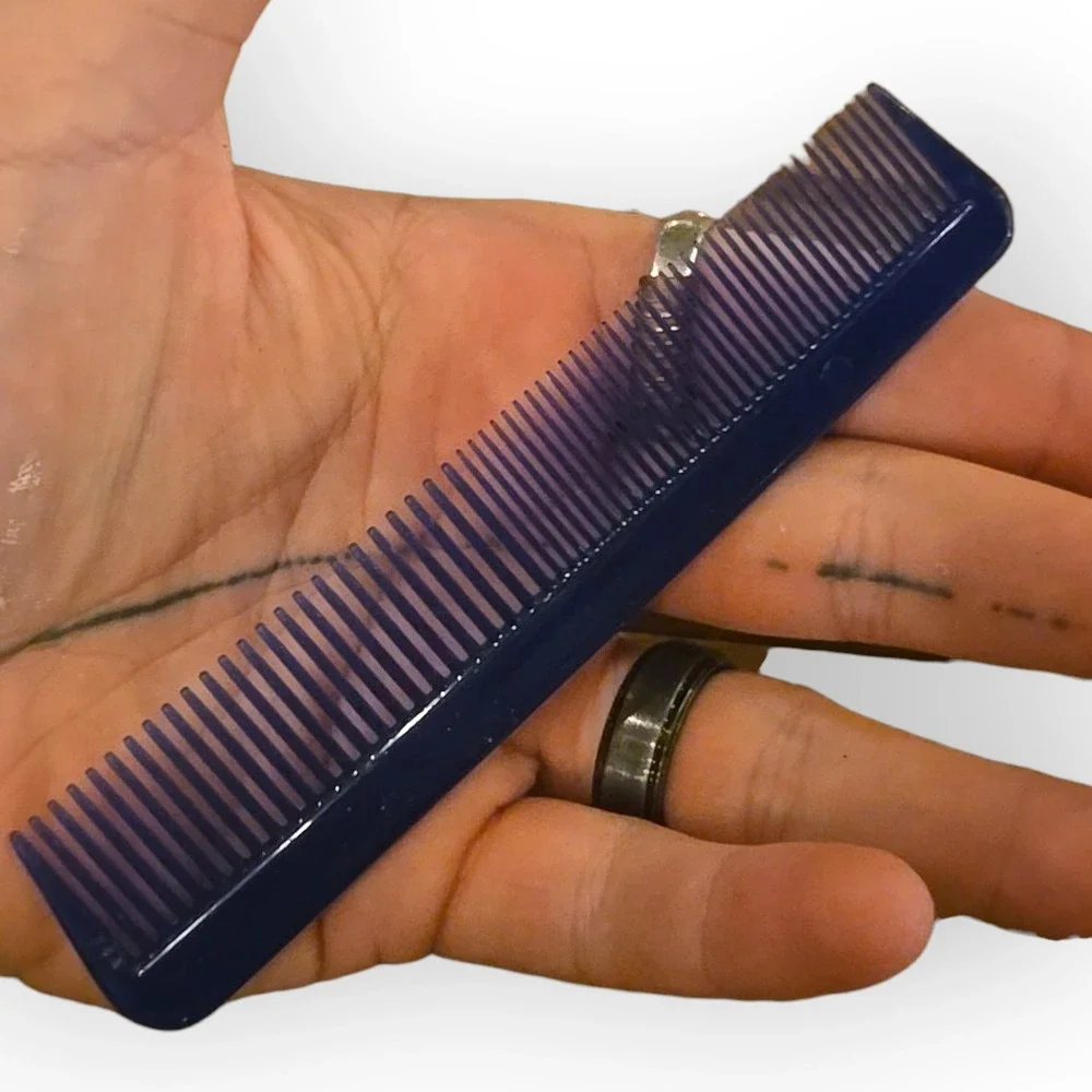 VTG 1970s Southwestern Bell Advertising OS Pocket Comb Blue Promo Phone‎ Co USA