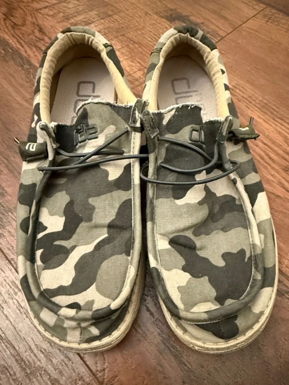 Hey Dude Men's Wally Camo Slip On Loafers