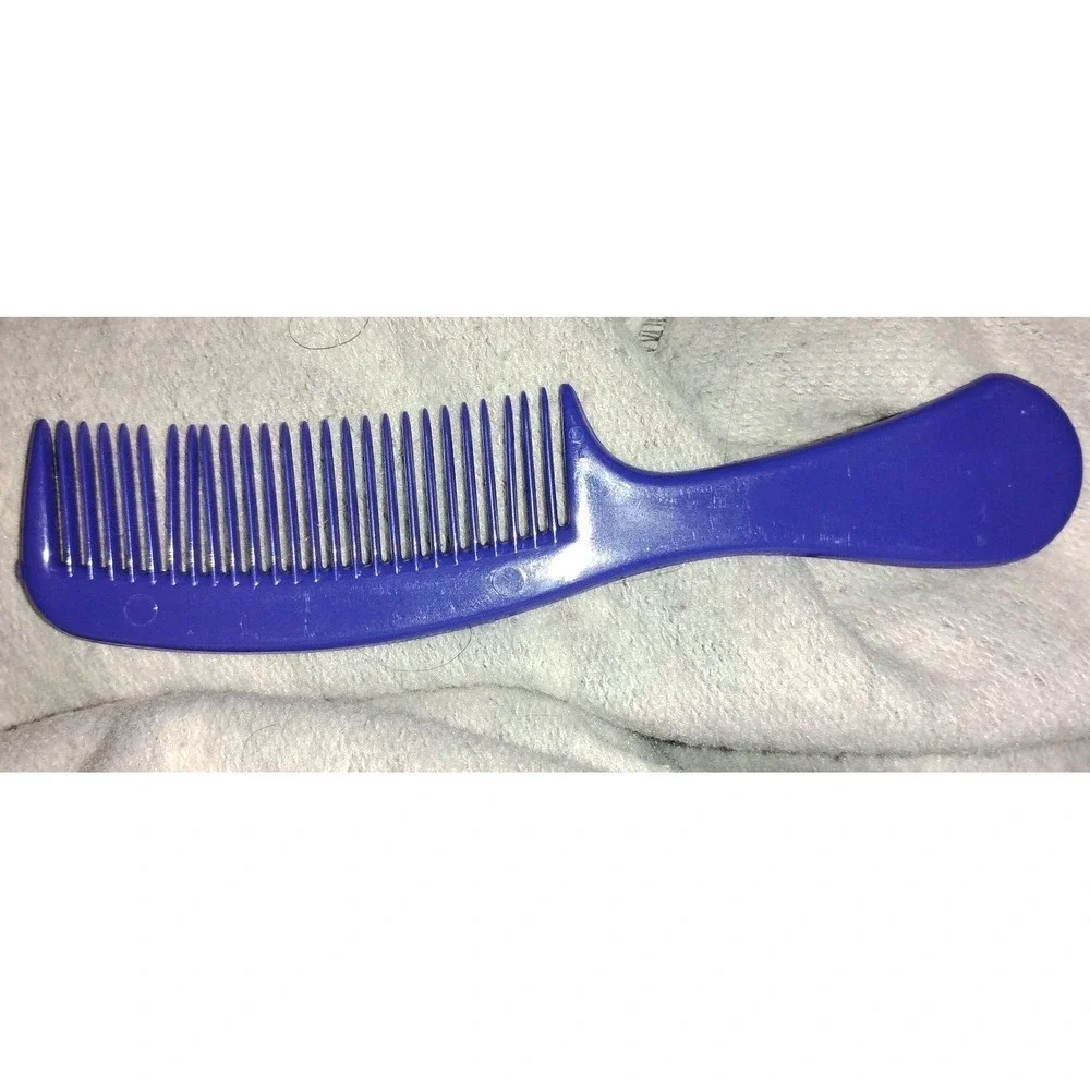Vintage GOODY Pocket Hip Comb w/ Handle Dark Blue 6 1/2