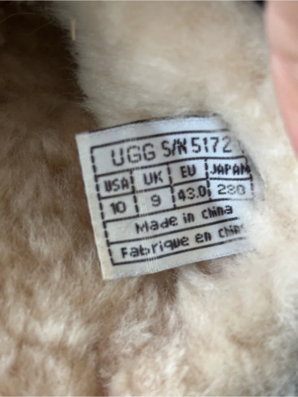 UGG cream look