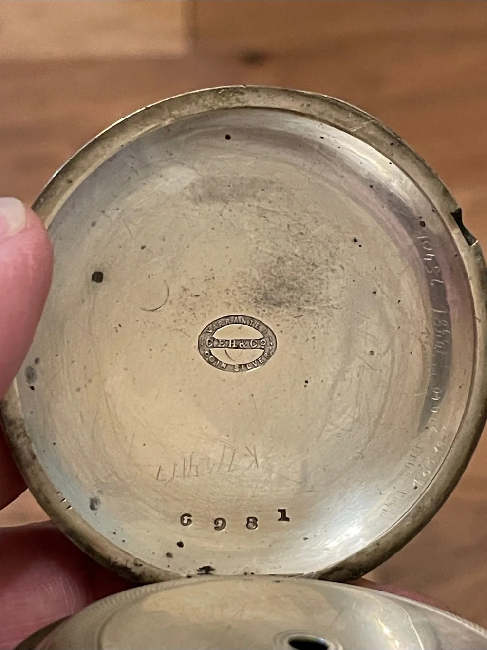 C.E.H. & Co. Coin Silver Pocket Watch — 1800’s