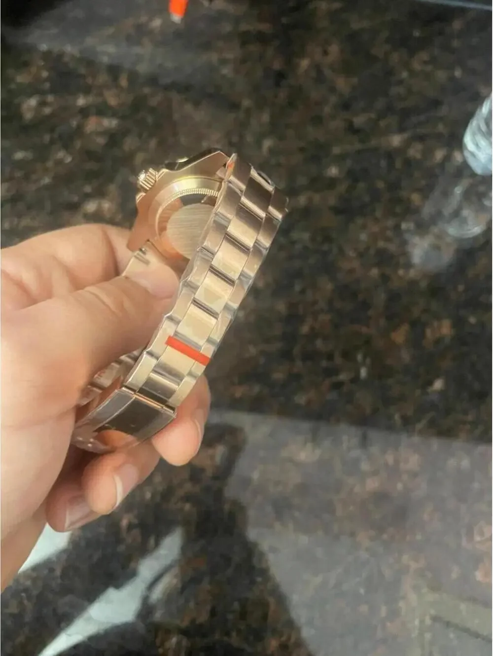 Mechanical Watch with Stainless Steel Bracelet and Sapphire Crystal stock  422