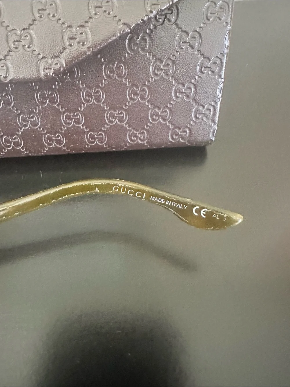 Gucci sunglasses temple