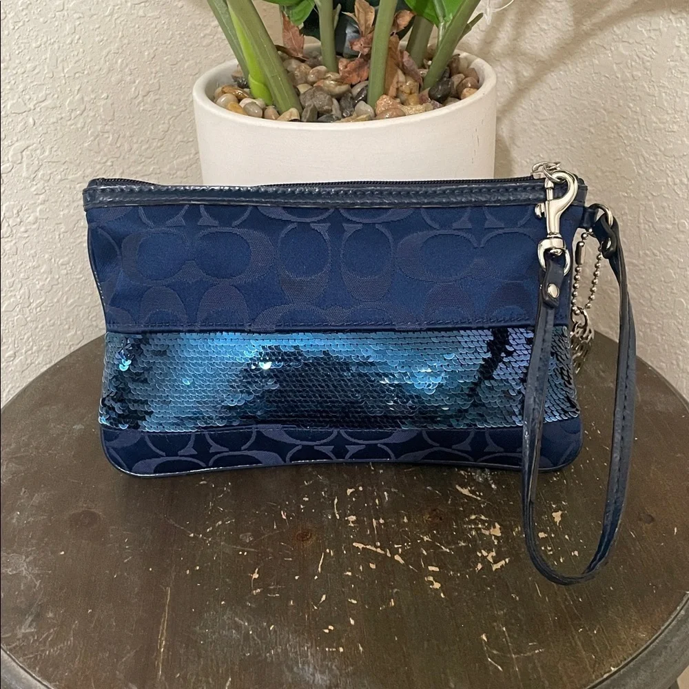 Coach navy blue