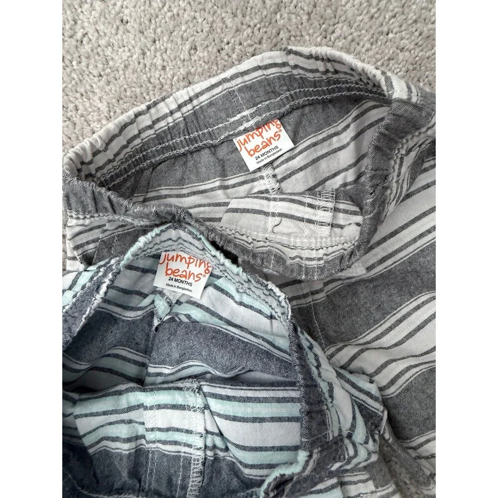 Jumping Beans Striped Shorts Set Boys 24 Months Kohl’s