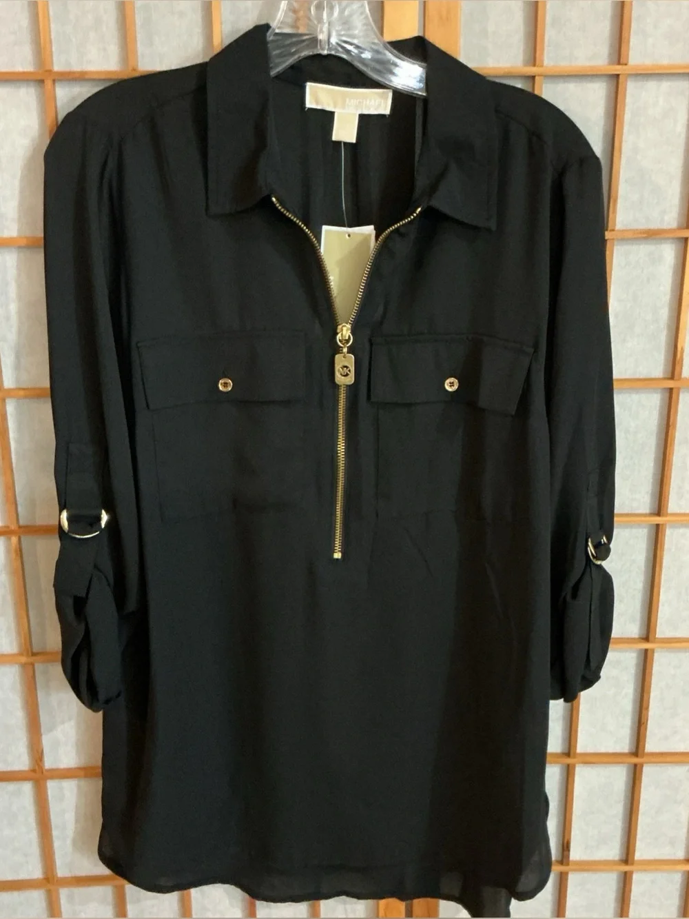 MICHAEL KORS MINIMALIST BLOUSE