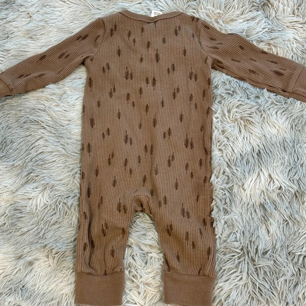 Gerber Brown Textured Kids One Piece