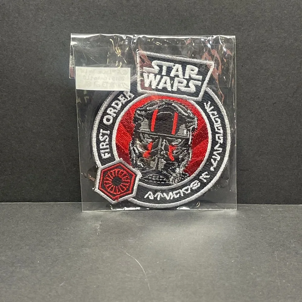 Star Wars First Order Patch  Smuggler's‎ Bounty Tie Fighter Pilot Iron On Funko