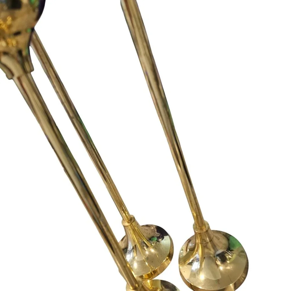 Vintage gold brass