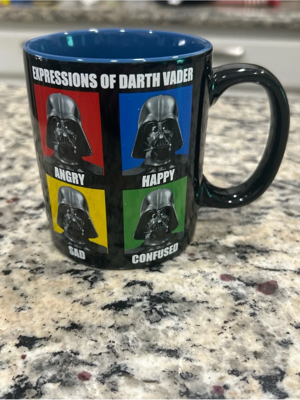 Expressions Of Darth Vader Mug Star Wars Coffee Cup 14oz