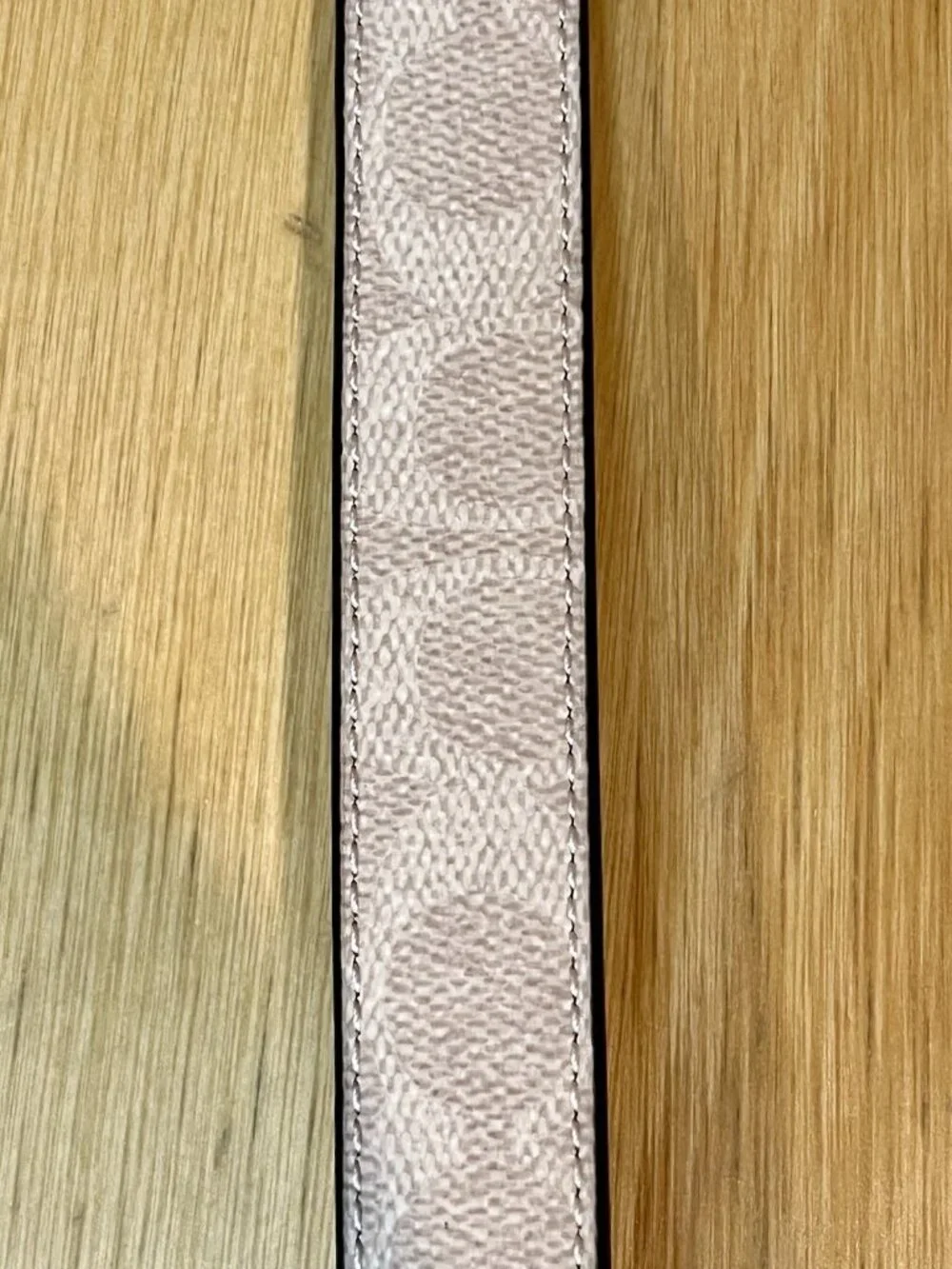 NWT Coach Signature Buckle Cut To Size Belt 25 Mm CZ196 Sand Taupe Monogram Logo