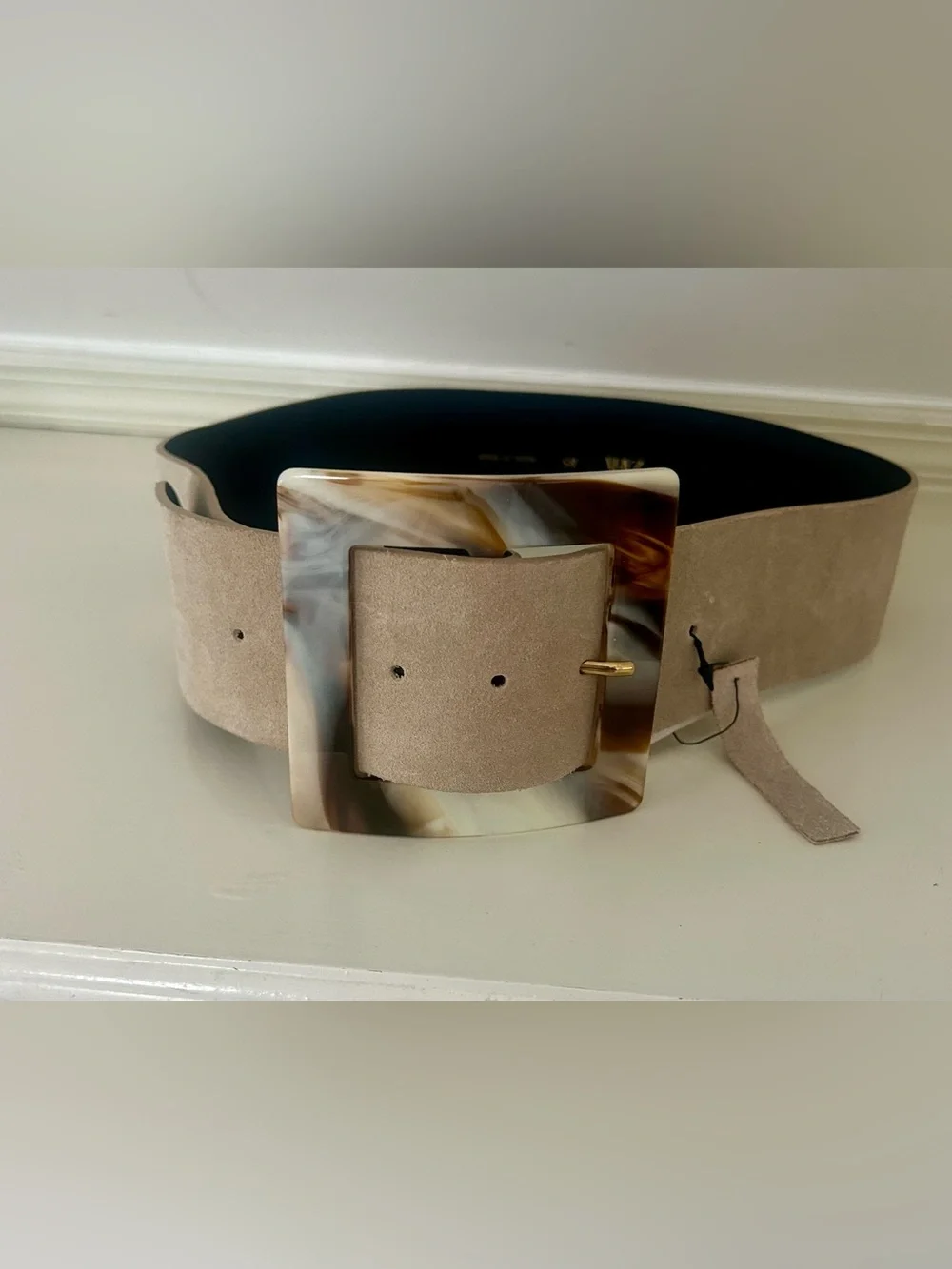 NWT Zara Tortoise wide belt
