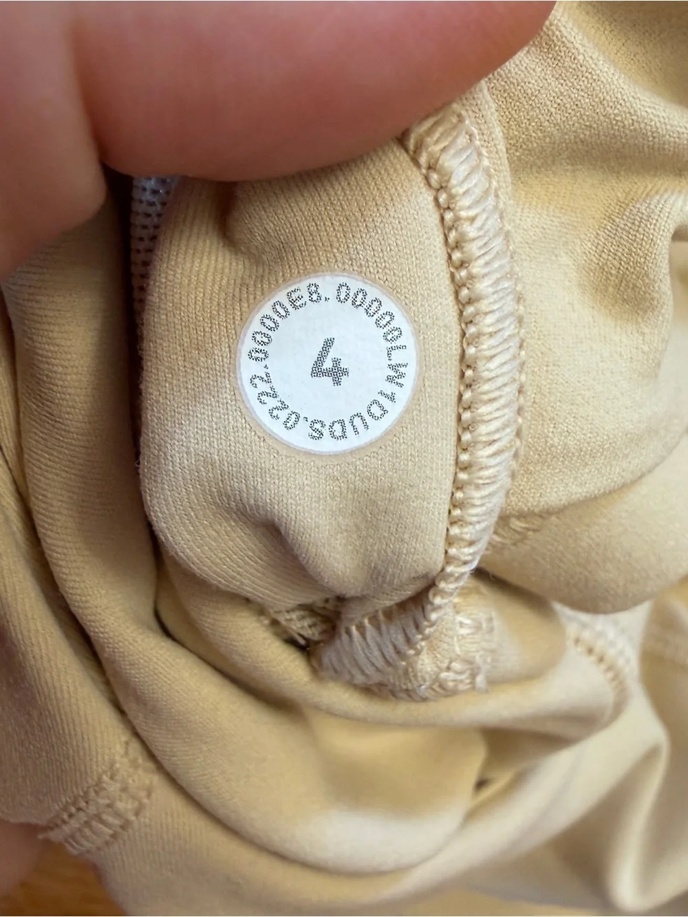 Lululemon Align Tank Top Prosecco/Contour(?) Butter Cream? - Size 4
