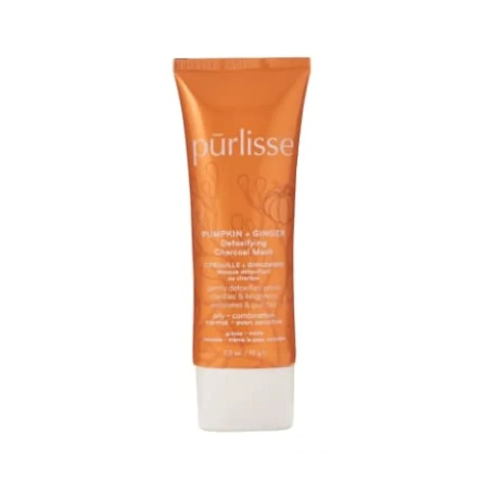 NIB Purlisse Pumpkin and Ginger Detoxifying Charcoal Mask 2.5 Oz