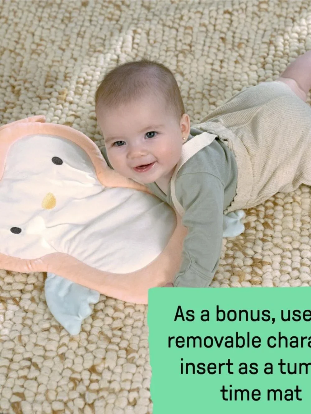 Baby Swing Gray Pink Rotating Seat 5 Speeds 20 Melodies