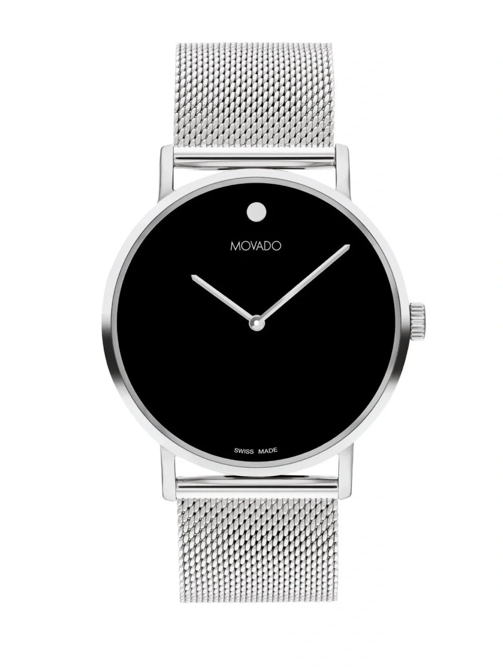 Movado minimalist black