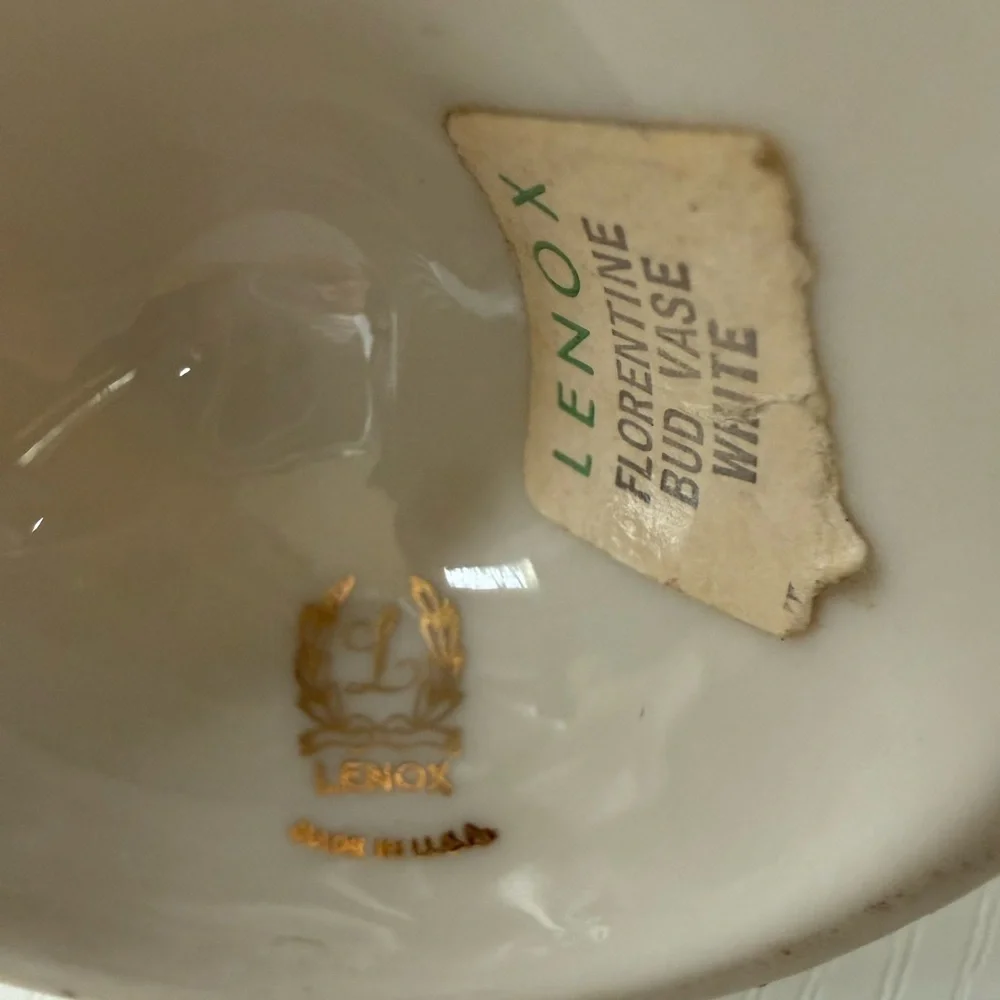 Lenox florentine porcelain