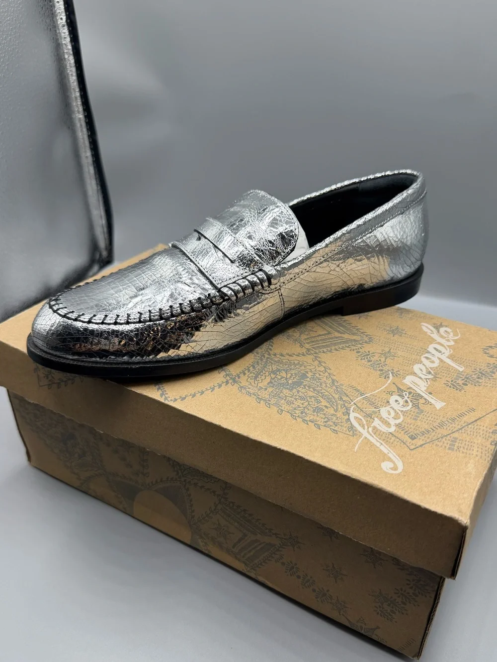 Free People croc embossed