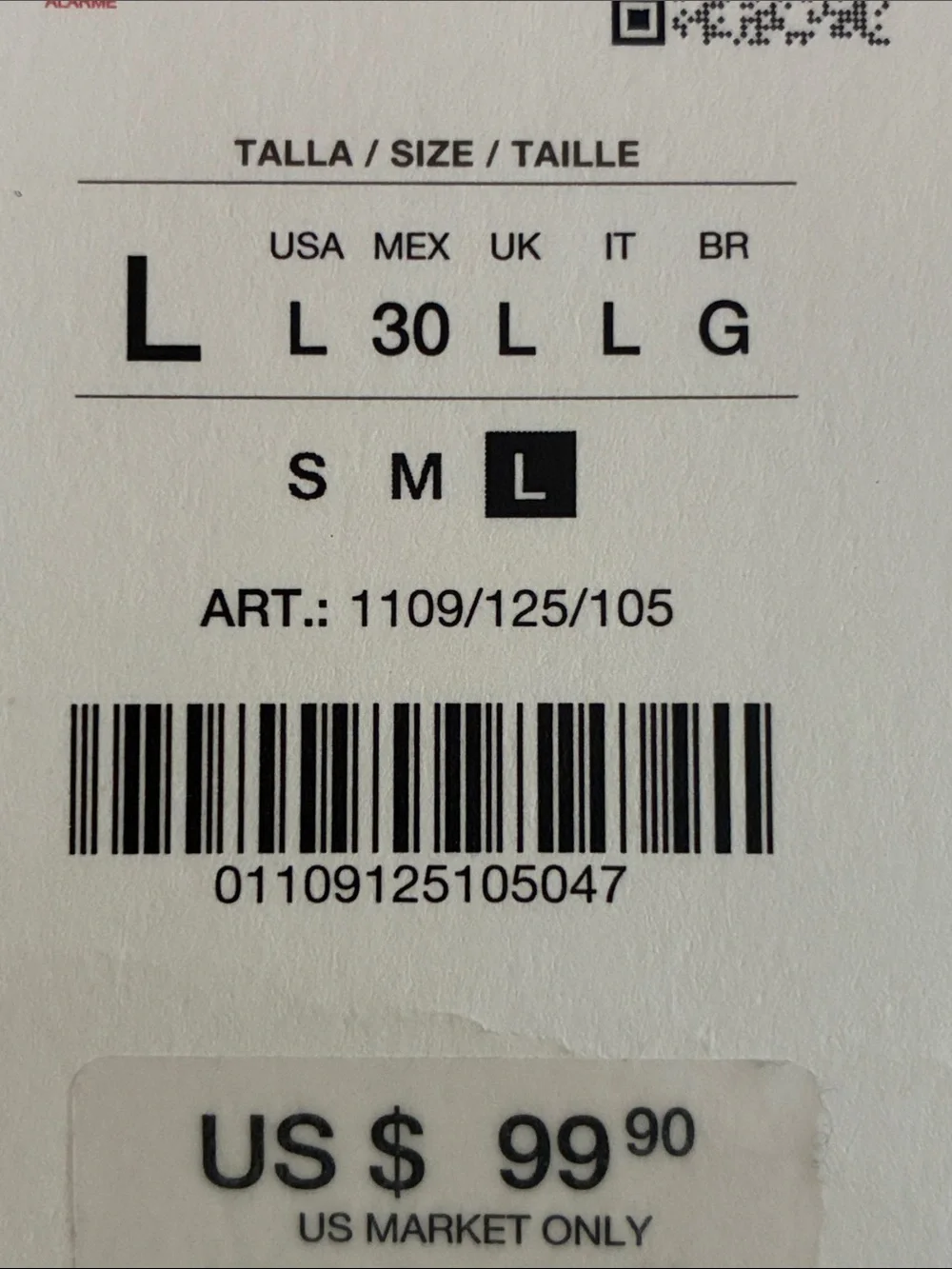 Zara striped length reasonable