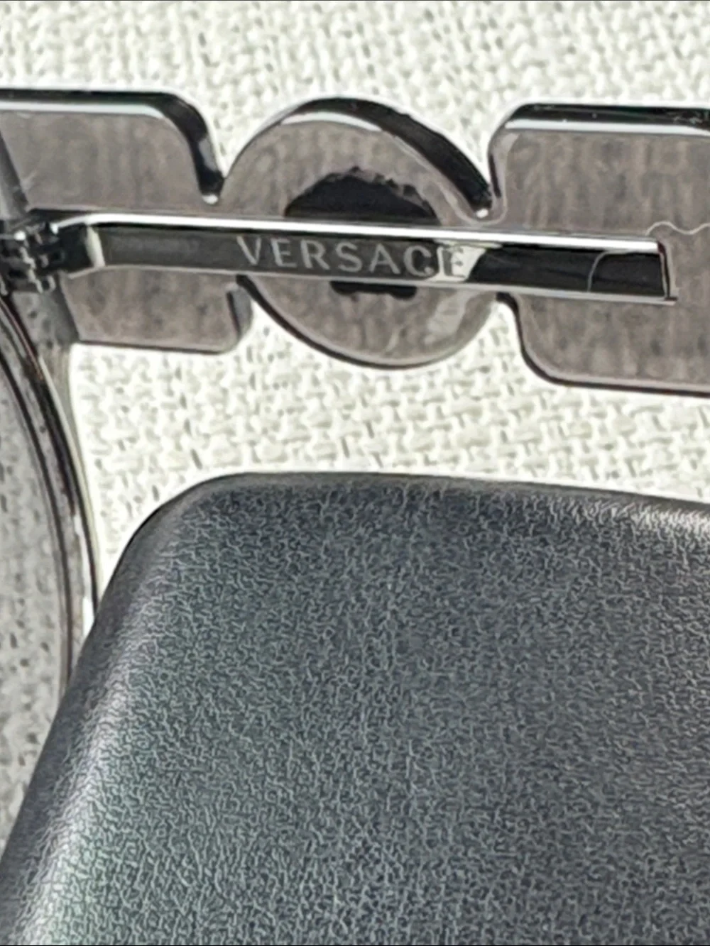 Versace bit often