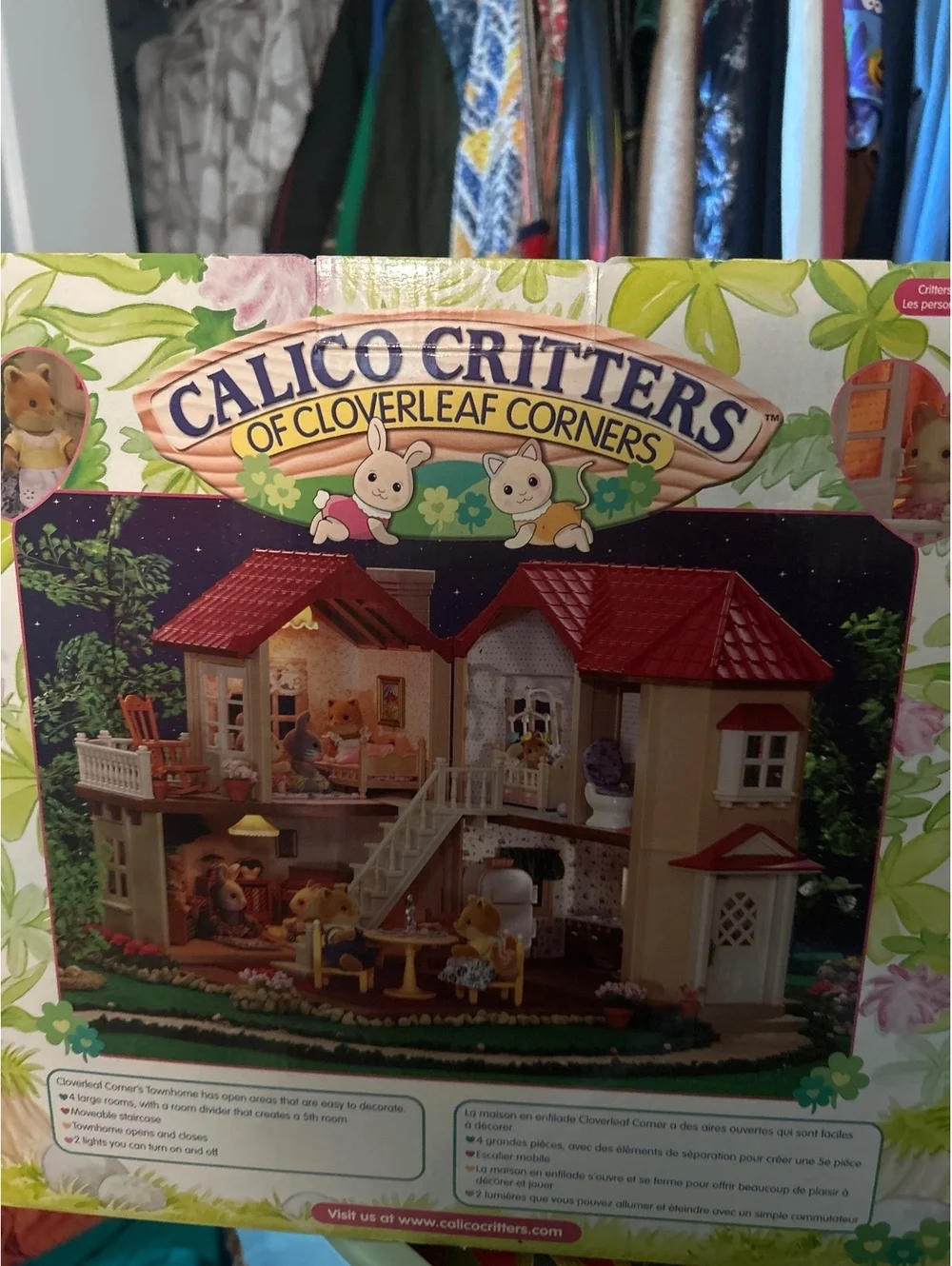 Calico Critters of Cloverleaf Corners Townhome Playset with Lights