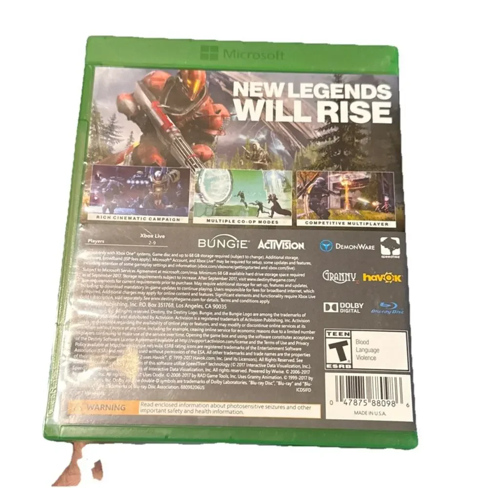 Destiny 2 Microsoft Xbox One Tested CIB Pre-Owned