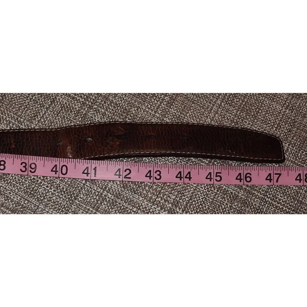 Columbia Brown genuine leather belt 12CO0289 Size 42 great quality