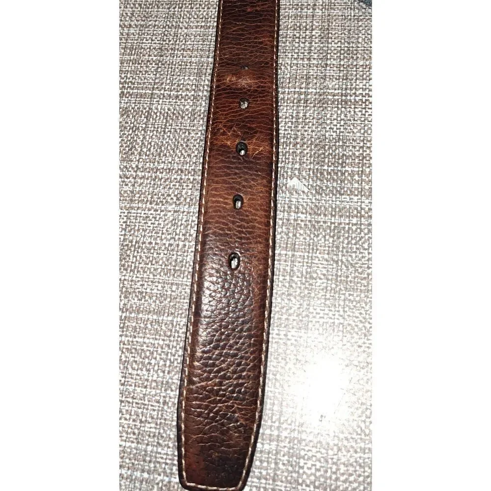 Columbia Brown genuine leather belt 12CO0289 Size 42 great quality