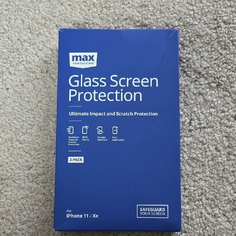 Max Protection Glass Screen Protector for iPhone 11/XR